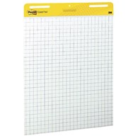 Samoprzylepne arkusze konferencyjne Post-it® Super Sticky, na flipchart, 63,5x76,2cm, w kratkę do wykresów, 30 kart., białe
