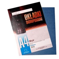 OKŁADKA D.RECT SKÓRA A4 NIEBIESKA 100ark