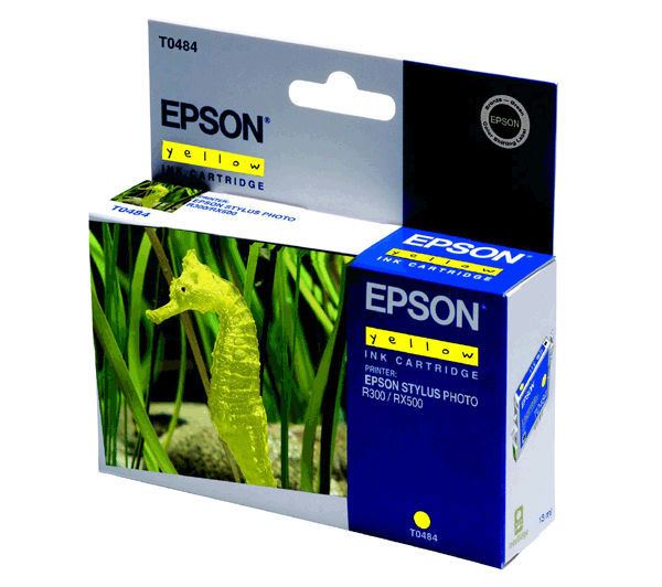 Tusz  Epson T0484  do  R-200/220/300/340, RX-500/600/640 | 13ml | yellow