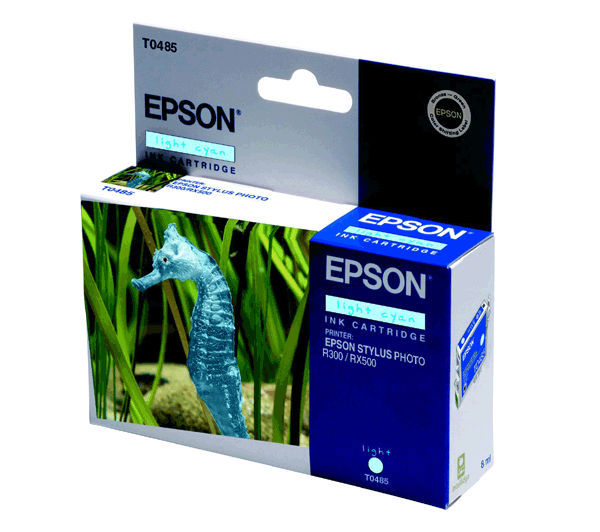 Tusz Epson T0485  do R-200/220/300/340, RX-500/600/640 | 13ml | light cyan