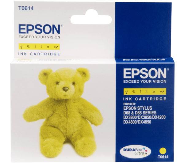 Tusz  Epson T0614   do  DX-3800/3850/4200/4800 ,D-68/88 | 8ml | yellow