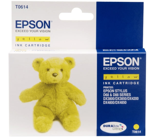 Tusz  Epson T0614   do  DX-3800/3850/4200/4800 ,D-68/88 | 8ml | yellow