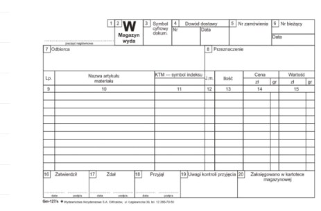 Magazyn wyda  W  gm-127 s A5