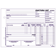 Faktura VAT A5 1+1 samok  F-251