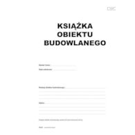 Książka obiektu Budowlanego   PB-50 A4