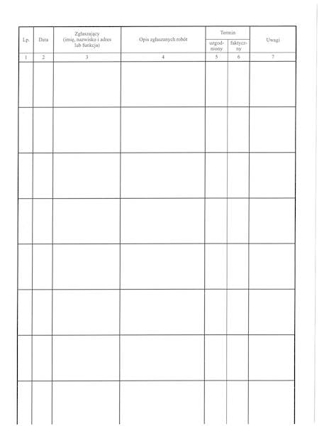 Dziennik Zgłoszeń A4/80k  DZ-4 Mila