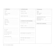 Kartoteka urlopowa A4 karton 250 g MILA