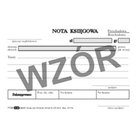 Nota księgowa A6 offset  MF-7100