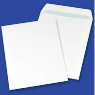 Koperty białe B4 NK 250x353mm poddruk niebieski 100g 250 szt.