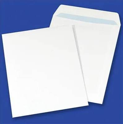 Koperty białe B4 NK 250x353mm poddruk niebieski 100g 250 szt.