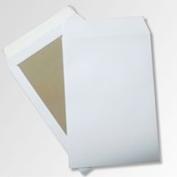 Koperta C4 biała wzmocnione plecy kartonem HK
