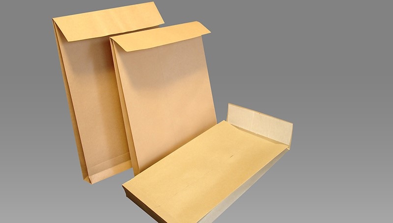 Koperty brązowe E4 HK RBD z rozszerzanymi bokami i spodem 280x400x40mm 150g