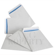 Koperty białe C4 SK 229x324mm poddruk niebieski 90g 250 szt.