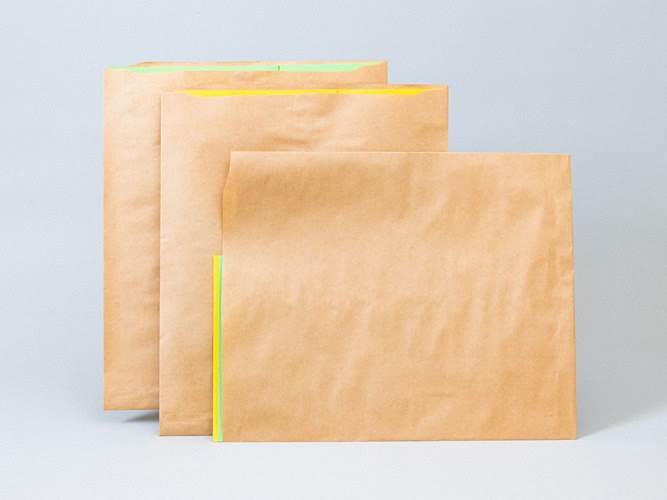 Koperta RTG 25x31 brązowa – klapa