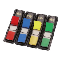 Zakładki indeksujące POST-IT® (683-4), PP, 11,9x43,1mm, 4x35 kart., mix kolorów