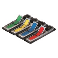Zakładki indeksujące POST-IT® (684-ARR3), PP, 11,9x43,2mm, strzałka, 4x24 kart., mix kolorów