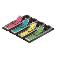 Zakładki indeksujące POST-IT® (684-ARR4), PP, 11,9x43,2mm, strzałka, 4x24 kart., mix kolorów neonowy