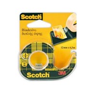 Taśma biurowa, dwustronna SCOTCH® (136D), z dyspenserem, 12mm, 6, 3m
