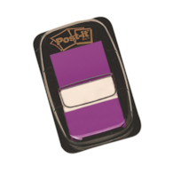 Zakładki indeksujące POST-IT® (680-8), PP, 25,4x43,2mm, 50 kart., purpurowe