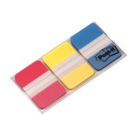 Zakładki indeksujące POST-IT® do archiwizacji (686-RYB), PP, silne, 38x25mm, 3x22 kart., mix kolorów