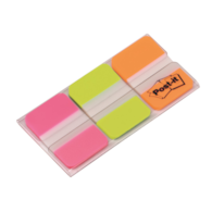 Zakładki indeksujące POST-IT® do archiwizacji (686-PGOEU), PP, silne, 38x25mm, 3x22 kart., mix kolorów