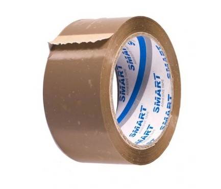 Taśma pakowa 48/132 brązowa  SMART kauczukowa
