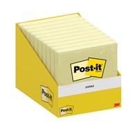 Bloczek samoprzylepny POST-IT® (654), 76x76mm, 1x100 kart., żółty