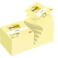 Bloczek samoprzylepny ekologiczny POST-IT® Z-notes (R330-1T), 76x76mm, 100 kart., żółty