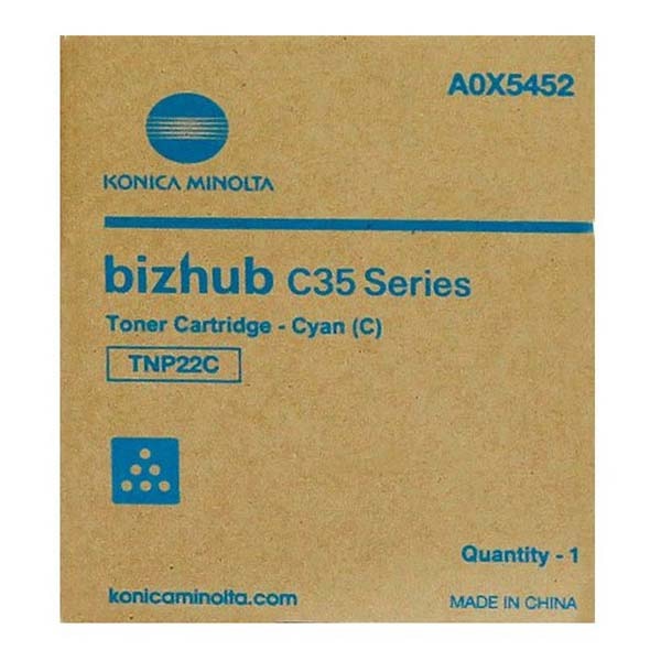 Toner KONICA MINOLTA Bizhub C-35 TNP22K  Cyan