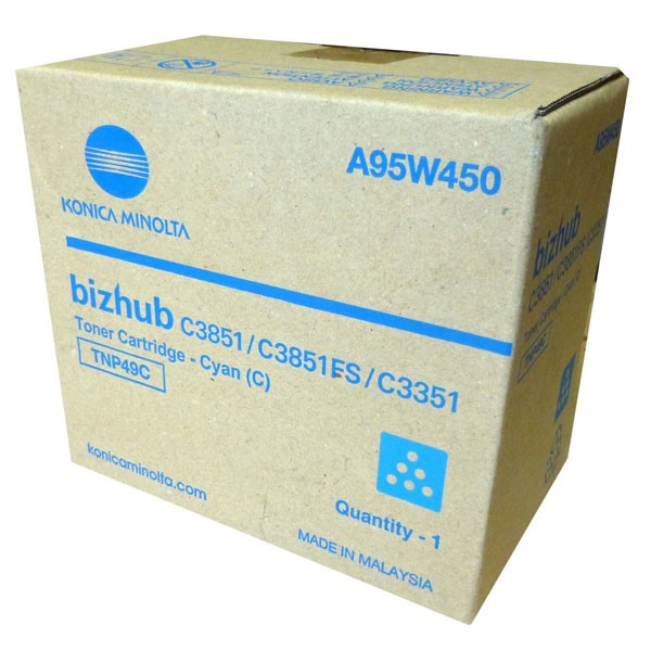 Toner KONICA MINOLTA C3351 TNP-49 cyan