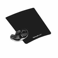 seria CRYSTAL - podkładka Health-V pod mysz i nadgarstek PALM, czarna