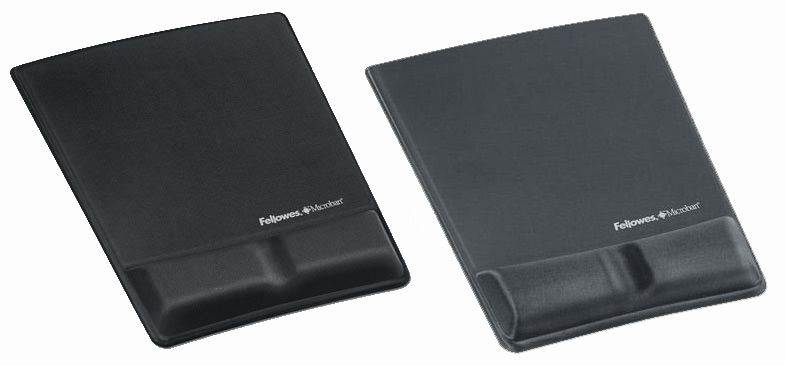 seria FABRIC - podkładka Health-V pod mysz i nadgarstek, czarna