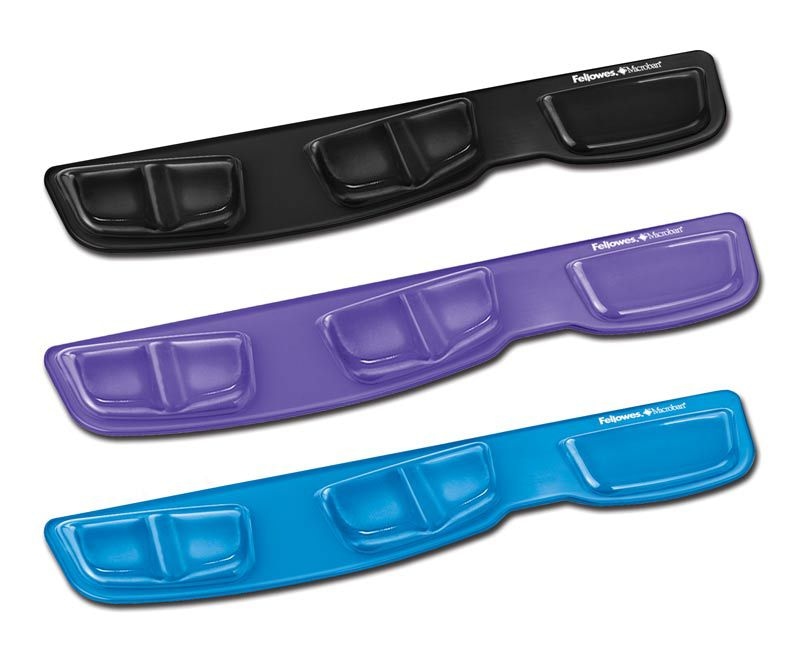 seria CRYSTAL - podkładka Health-V przed klawiaturę, czarna