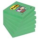 Bloczek samoprzylepny POST-IT® Super Sticky (654-6SS-AW), 76x76mm, 1x90 kart., zielony