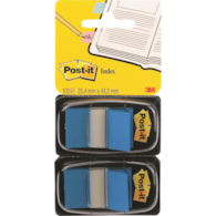 Zakładki indeksujące POST-IT® (680-B2EU), PP, 25,4x43,2mm, 2x50 kart., niebieskie