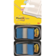 Zakładki indeksujące POST-IT® (680-B2EU), PP, 25,4x43,2mm, 2x50 kart., niebieskie