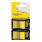 Zakładki indeksujące POST-IT® (680-Y2EU), PP, 25,4x43,2mm, 2x50 kart., żółte