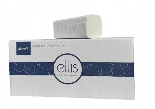 Ręcznik składany V ELLIS PROFESSIONAL 3200 - biały/wzór biały