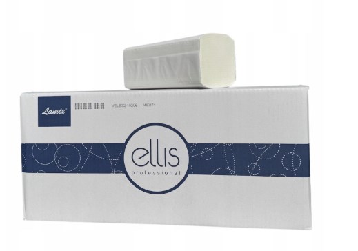 Ręcznik składany V ELLIS PROFESSIONAL 3200 - biały/wzór biały
