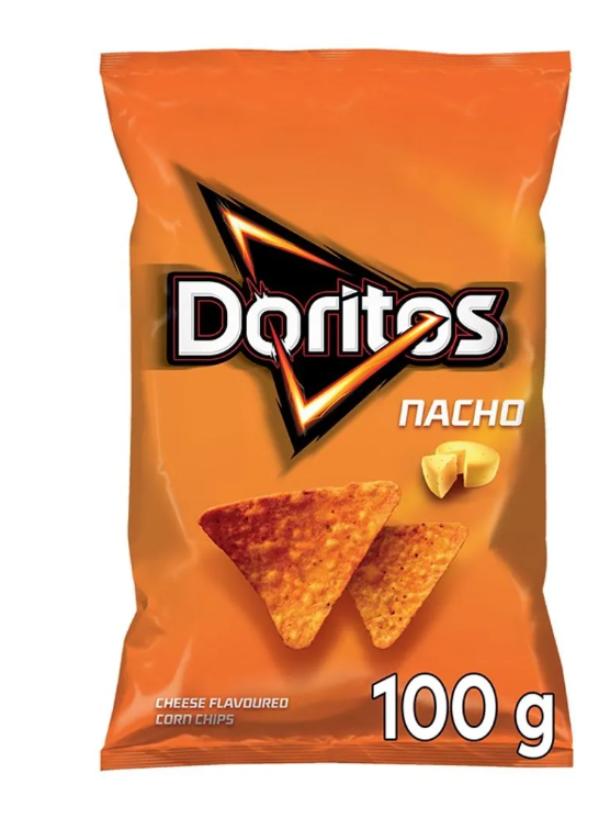 Chipsy kukurydziane Doritos Nacho Serowe i 100g