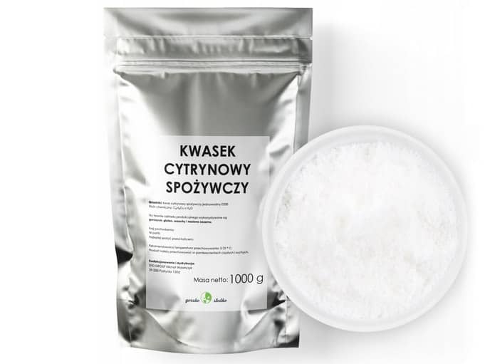 Czysty kwasek cytrynowy spożywczy 1 kg