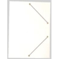 Teczka z gumką rożną ARO biała