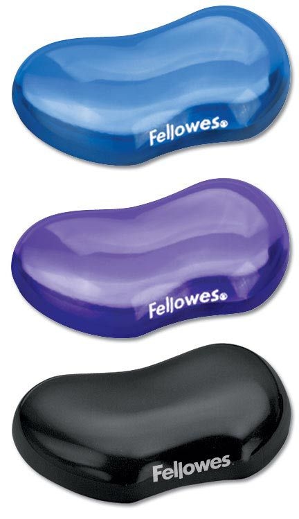 podkładka pod nadgarstek żelowa CRYSTAL, niebieska