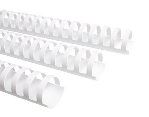 Grzbiety do bindownic 10mm 100 białe  OPUS