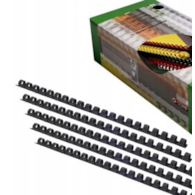 Grzbiety do bindownic 10mm 100 czarne OPUS