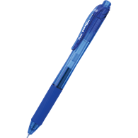 cienkopis kulkowy z płynnym tuszem żelowym, na wkłady wymienne LRN5, system przyciskowy niebieski Pentel