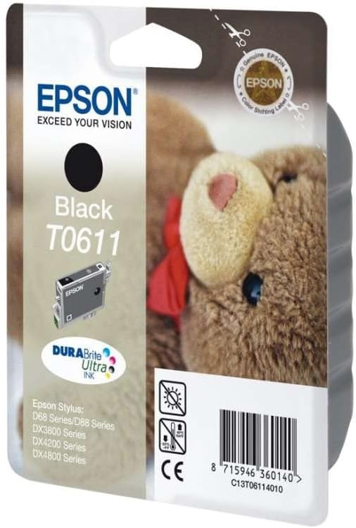 Tusz  Epson  T0611 do  DX-3800/3850/4200/4800 ,  D-68/88 | 8ml | black