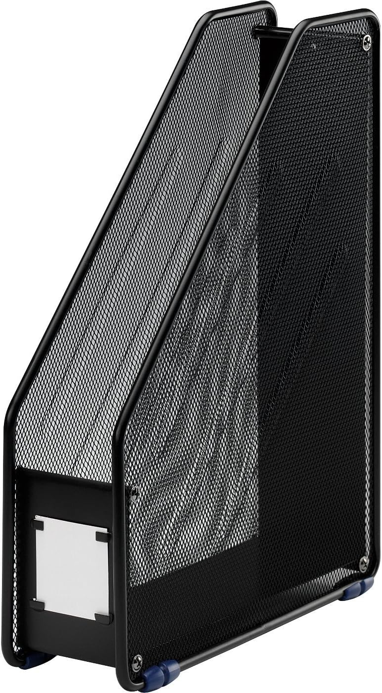 Rexel Magazine Rack File Wire Mesh W294xD90xH344mm Black Ref 7073852