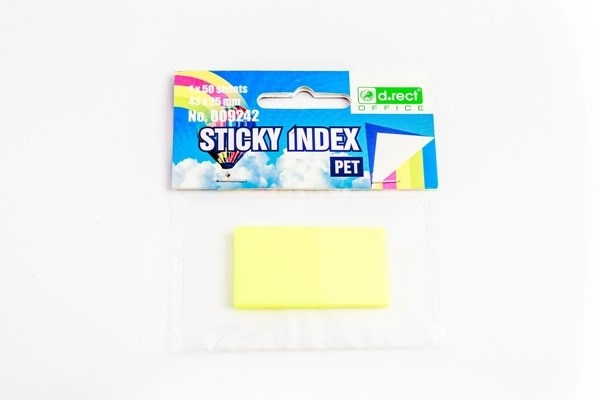 ZAKŁADKI INDEKSUJĄCE PET 45x12mm 5x25szt