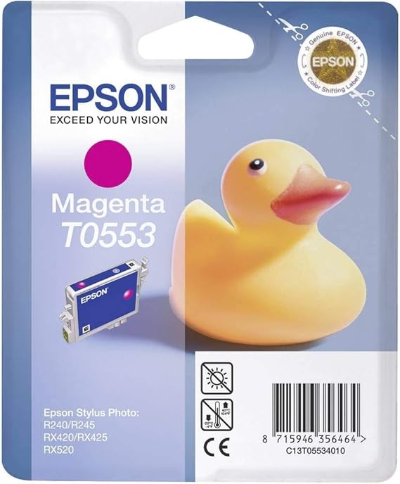 Tusz Epson T0553  do  Stylus Photo  R-240/245, RX-425/520  | 8ml | magenta